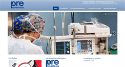 Desktop Screenshot of preanestesia.com